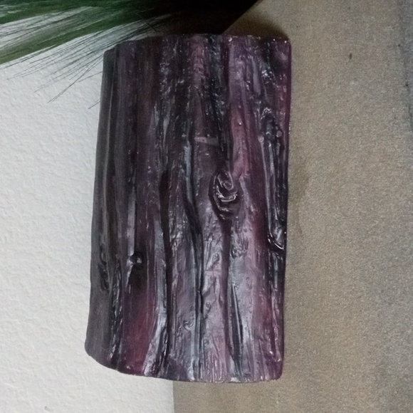 Ceramic Reptile Faux 1/2 Log Hide Shelter House - Picture 5 of 7